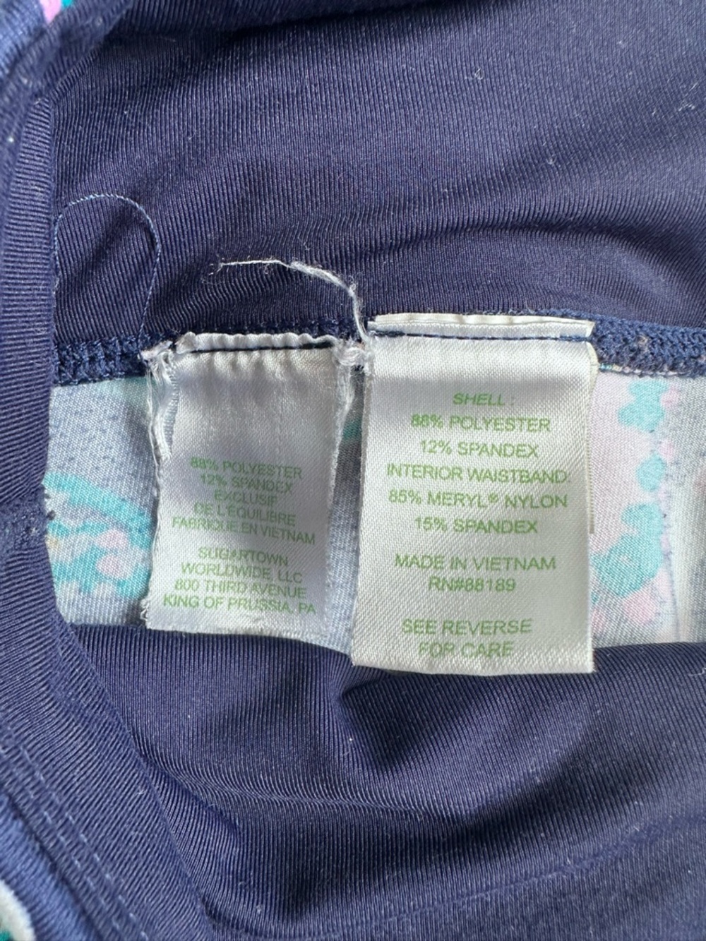 Lilly Pulitzer | Pineapple Par Luxletic Weekender Mid-rise Leggings | Size Small - Picture 7 of 12